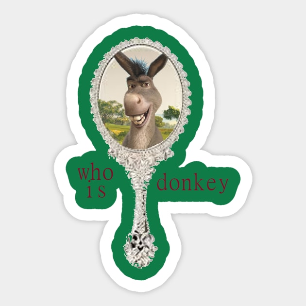 donkey Sticker by Darko